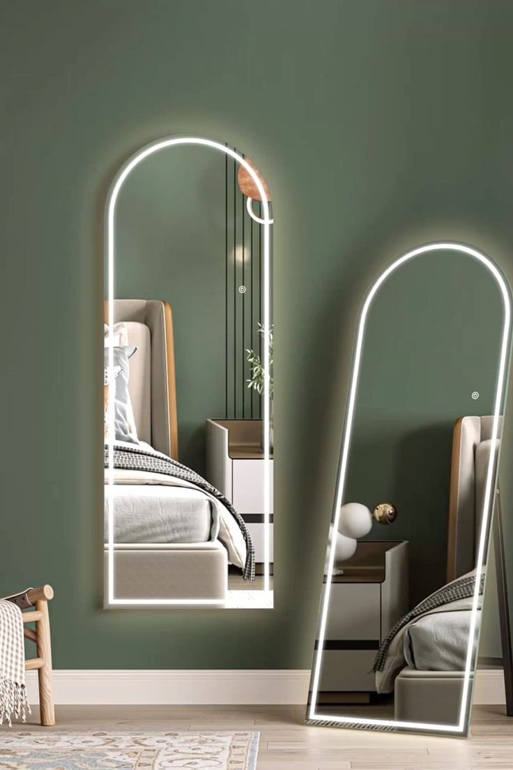 full length mirror with lights