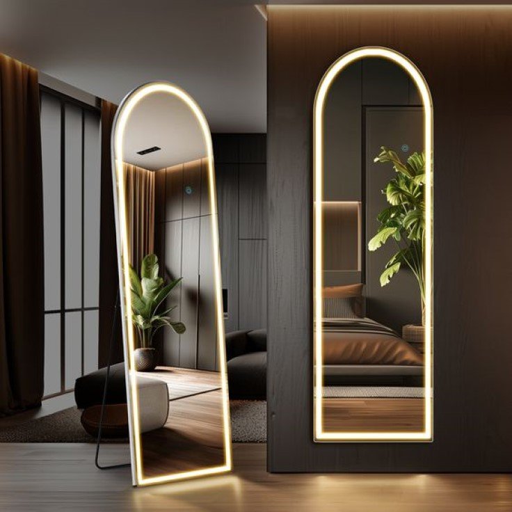 LED fulllength mirror