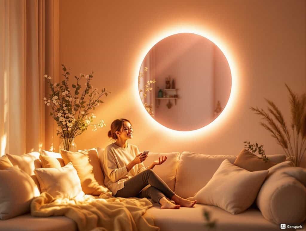 living room mirror decorating ideas