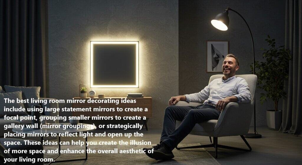 living room mirror decorating ideas