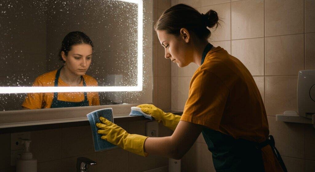how to keep a mirror from fogging