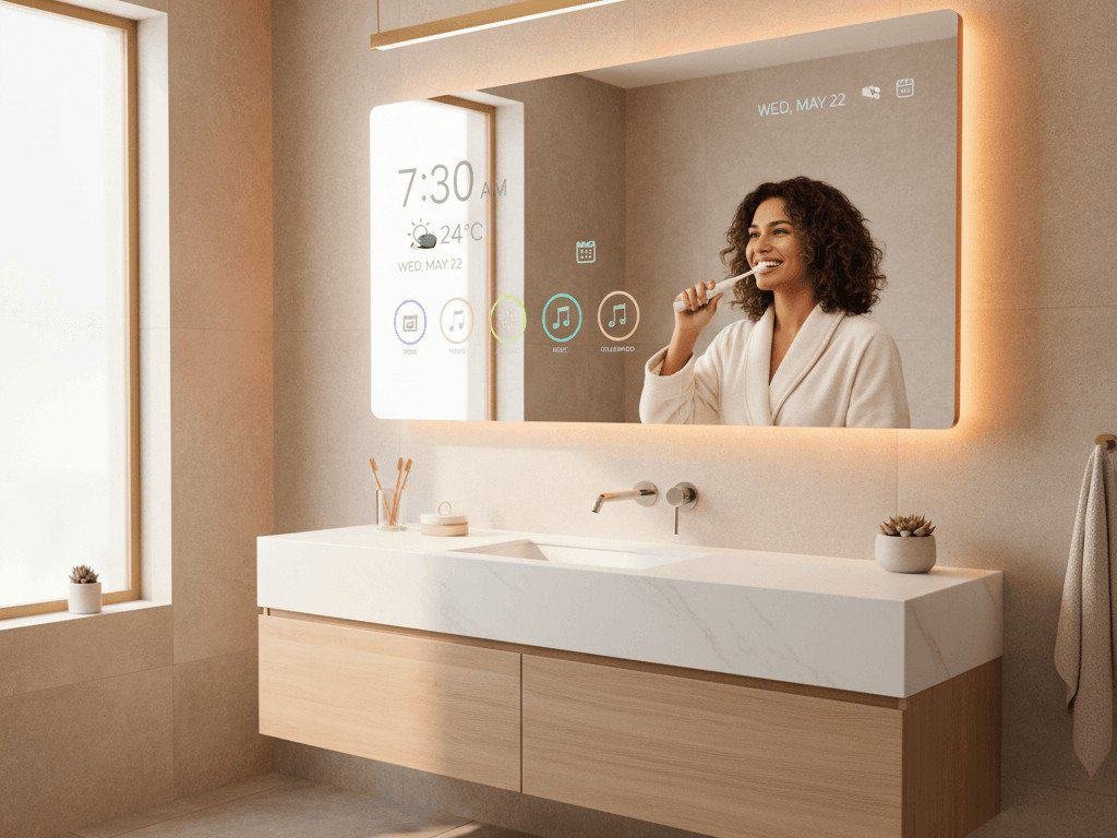 how does smart mirror work