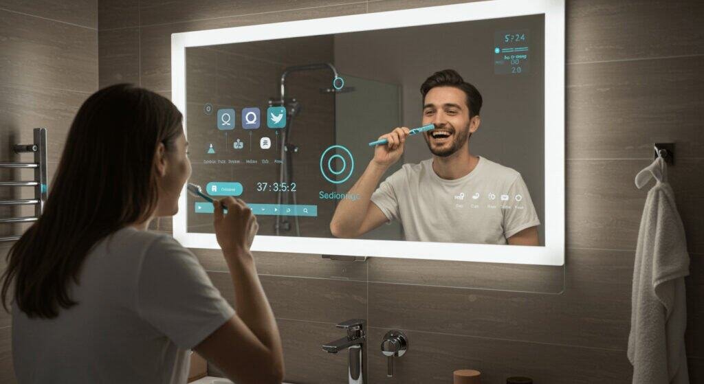 how does smart mirror work