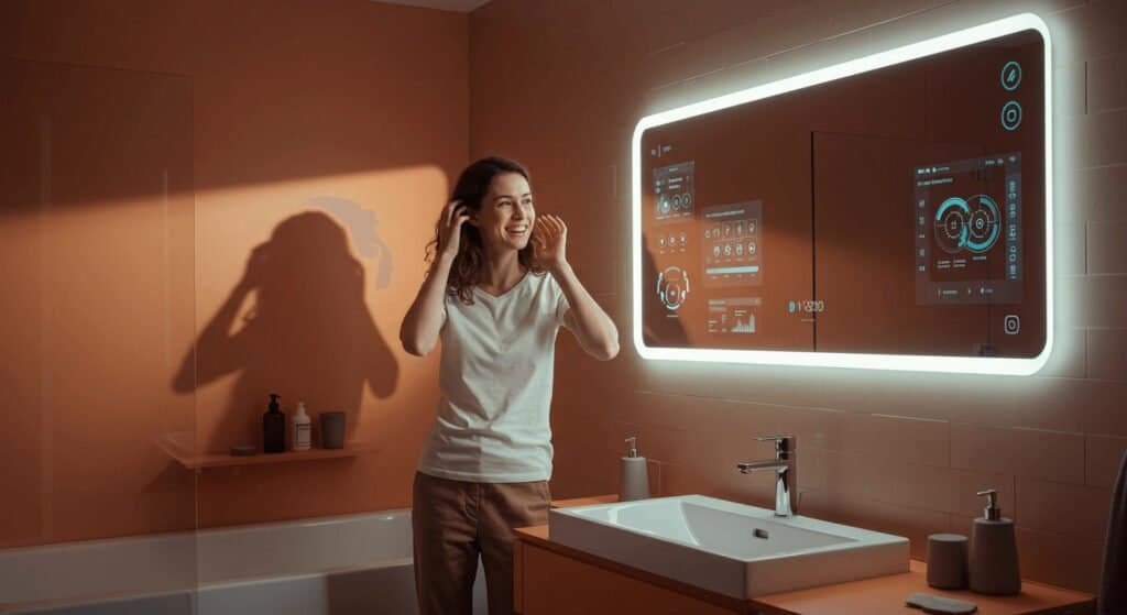 how does smart mirror work